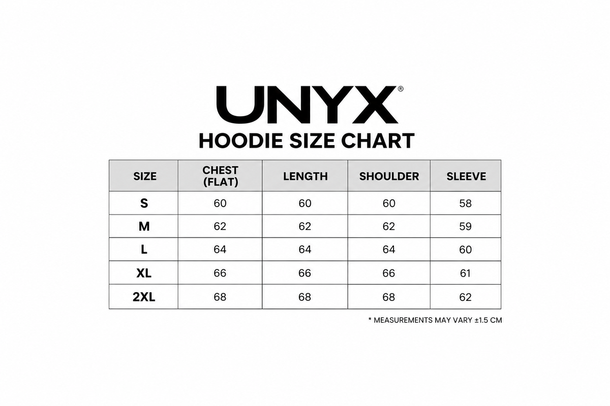 UNYX Oversized Studded Zip-Up Hoodie – Black